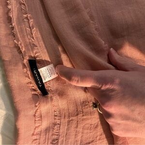 Breathtaking blush pink oversized scarf